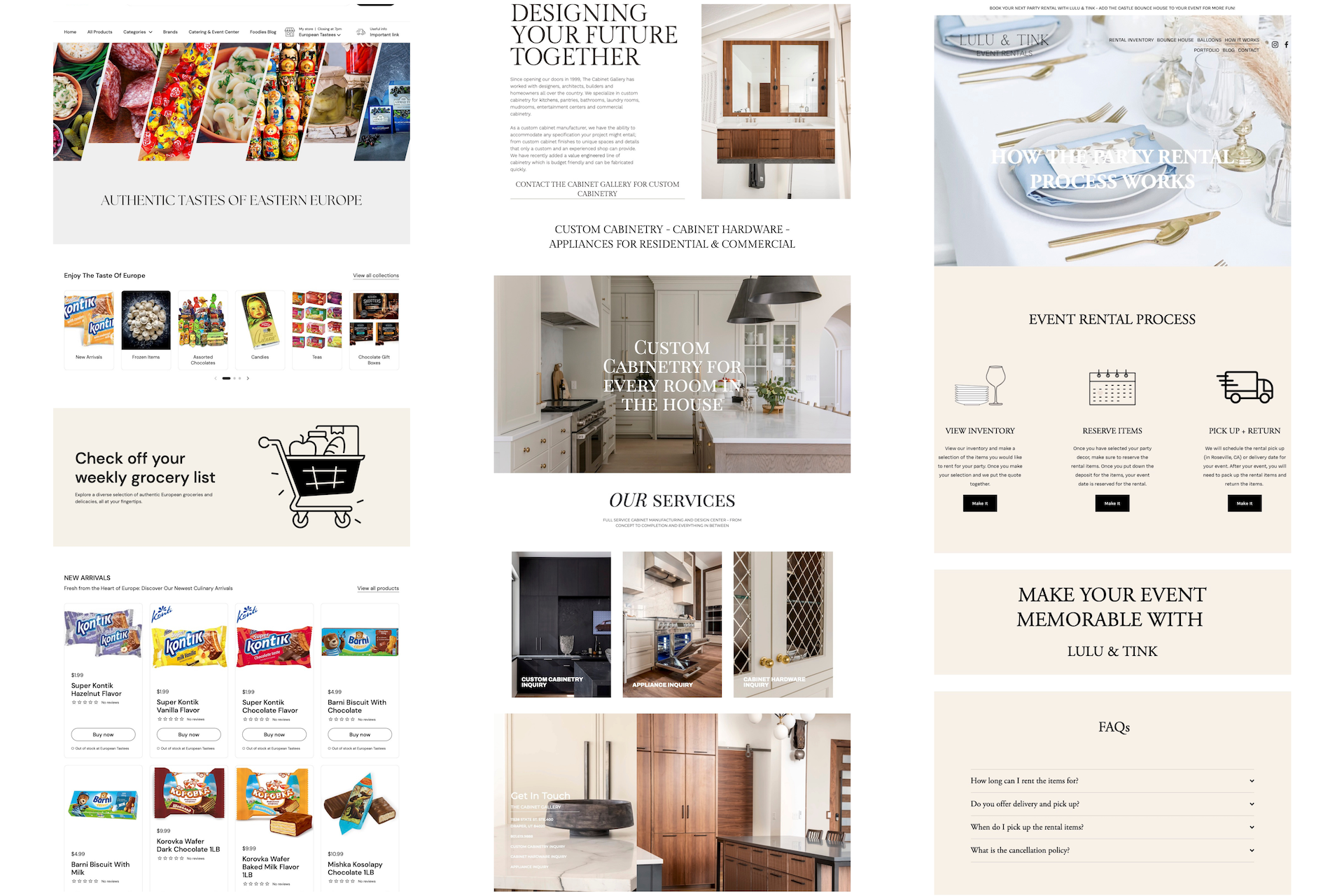 website design